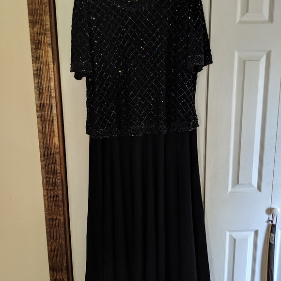 Lori M collection black dress - Picture 1 of 4